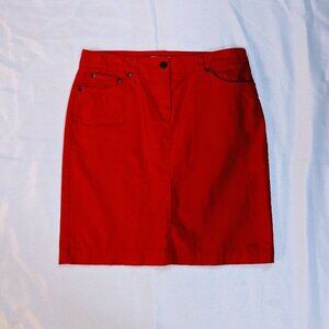 Red Jones New York Sport Skirt